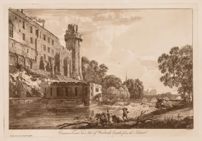 Views of Warwick Castle:  Caesar's ower and Part of Warwick Castle from the Island