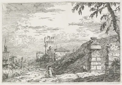 Views:  Two Ruined Pillars