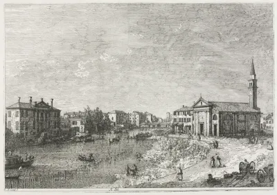 Views:  View of Dolo, A Town on the Brenta, West of Venice