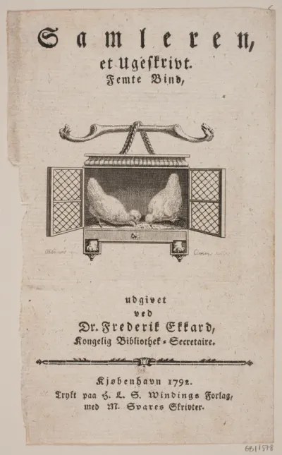 Vignet anvendt i "Samleren"