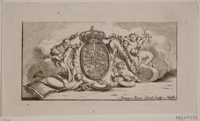 Vignet med rigsvåben