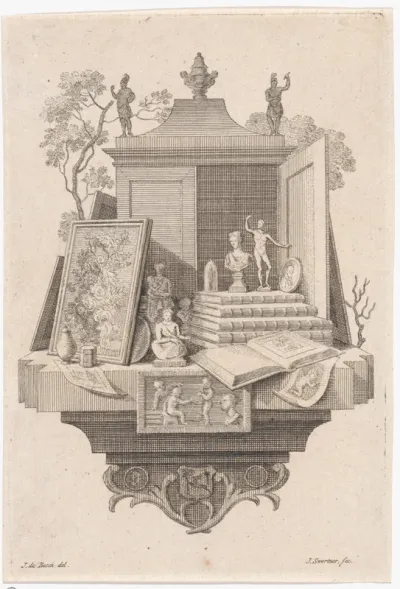 Vignet met boeken
