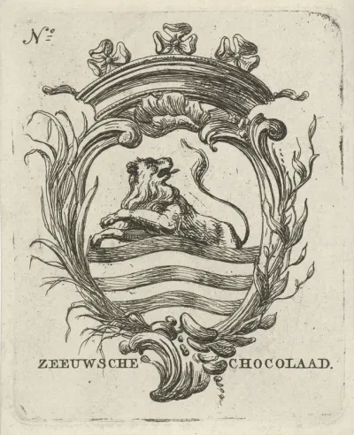 Vignet met het wapen van Zeeland