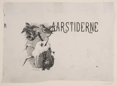 Vignet til "Aarstiderne", digtsamling af Holger Drachmann