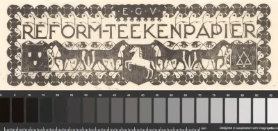 Vignet van E.G.V. Reform-Teekenpapier