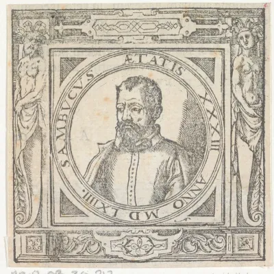 Vignet voor: Johannes Sambucus. Emblemata, et aliqvot nvmmi antiqvi operis. Antwerpen: Christoffel Plantijn, 1564-1584