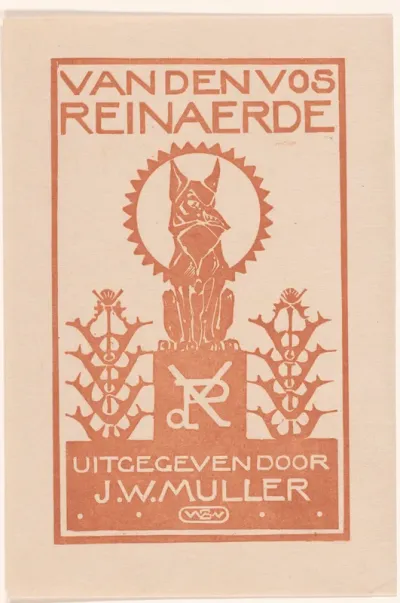 Vignet voor uitgever J.W. Muller