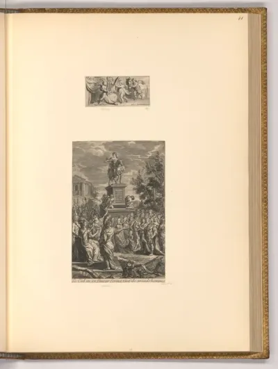 Vignette mit Putti; Frontispiz