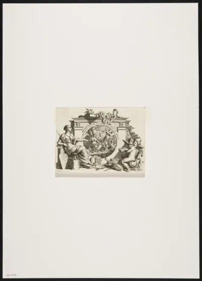 Vignette with references to antiquity