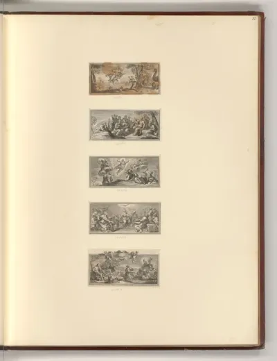 Vignetten mit biblischen Szenen