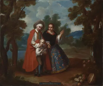 VII. De español y morisca, albino