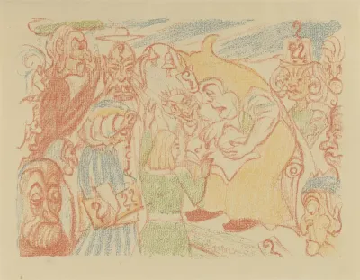 VIII. Christus bij de schriftgeleerden (uit: Taferelen uit het leven van Christus)