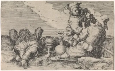 Vijf drinkebroers