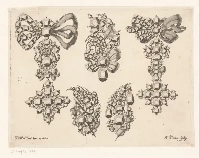 Vijf ontwerpen voor sieraden