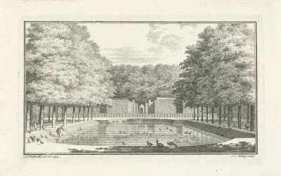 Vijver bij huis Zorgvliet (Catshuis)