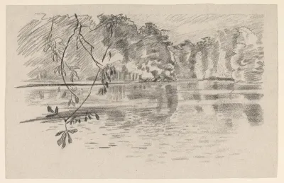 Vijver in het Haagse Bos