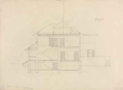 Vila Breyer, presjek