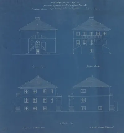 Vila Horvatić, pročelja