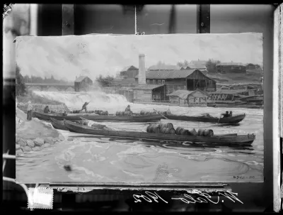 Vilho Salo: "Tervaveneitä" vuodelta 1902