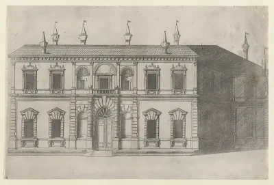 Villa di Papa Giulio, from "Speculum Romanae Magnificentiae"