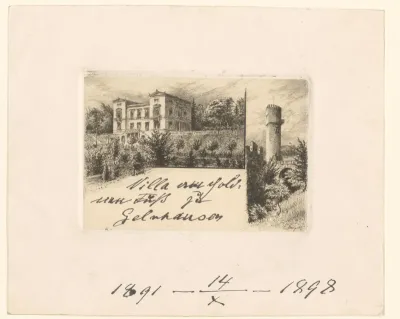 Villa en toren te Gelnhausen