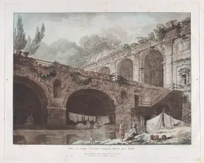 Villa Madama, after H. Robert