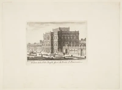 Villa Panfili udenfor Porta S. Pancrazio