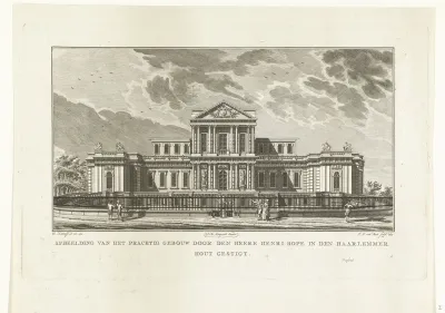 Villa Paviljoen Welgelegen van bankier Henri Hope in Haarlemmerhout bij Haarlem