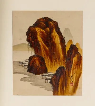 Village among Rocks