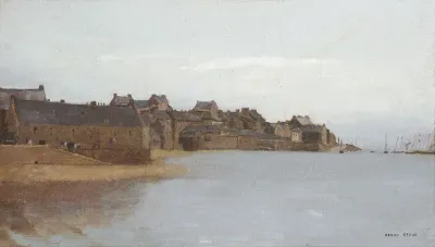 Village sur la côte de Bretagne