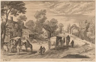 Village with Carts