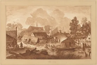 Village with Pond