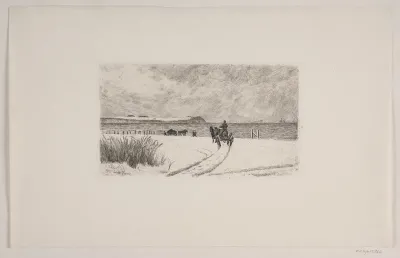 Vinterdag ved Hornbæk