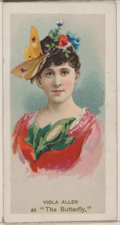 Viola Allen as "The Butterfly," from the series Fancy Dress Ball Costumes (N73) for Duke brand cigarettes