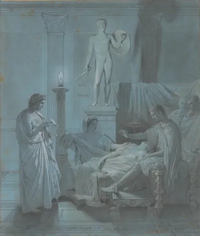 Virgil Reading Aeneid to Augustus, Octavia, and Livia