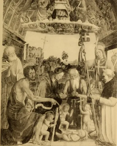 Virgin Adoring the Child with Saints