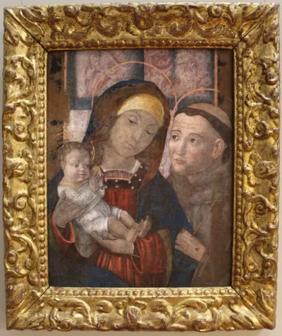 Virgin and Child and St Francis