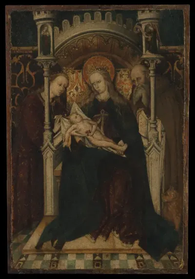 Virgin and Child Enthroned with Saints Catherine and Jerome