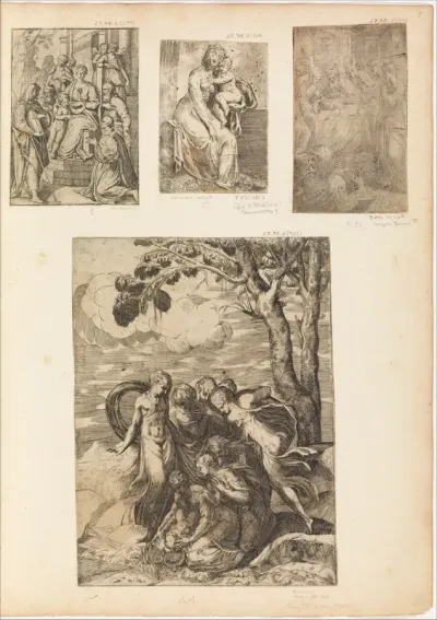 Virgin and Child Enthroned with St. Jerome, St. Francis of Assisi and Three Other Saints