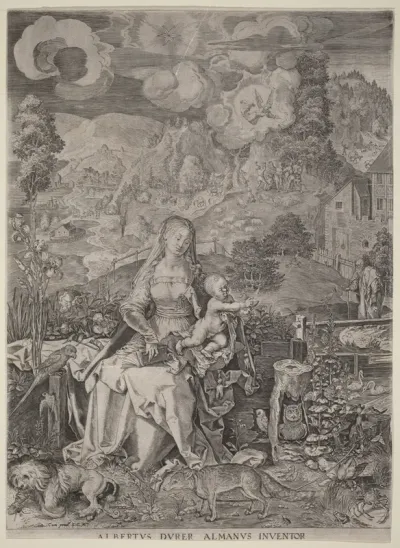 Virgin and Child in a Landscape