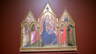 Virgin and Child with a Donor, Saints James and John the Baptist and Saints Nicholas and Anthony Abbott