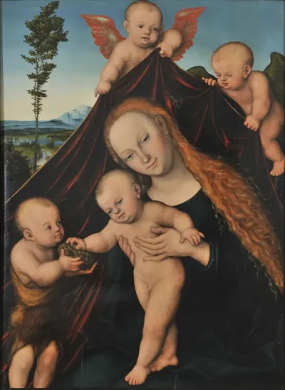 Virgin and Child with Saint John