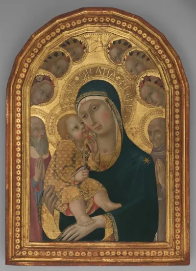 Virgin and Child with Saints Jerome and Bernardino and Angels