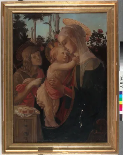 Virgin and Child with the Young St. John the Baptist, copy after Botticelli