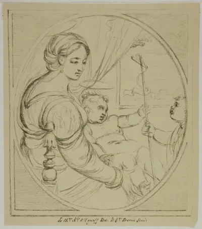 Virgin in a Chair
