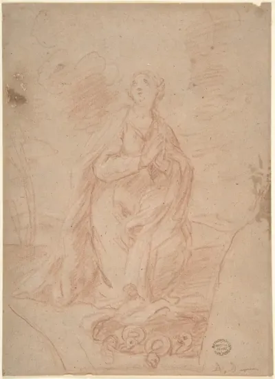 Virgin Kneeling in Prayer
