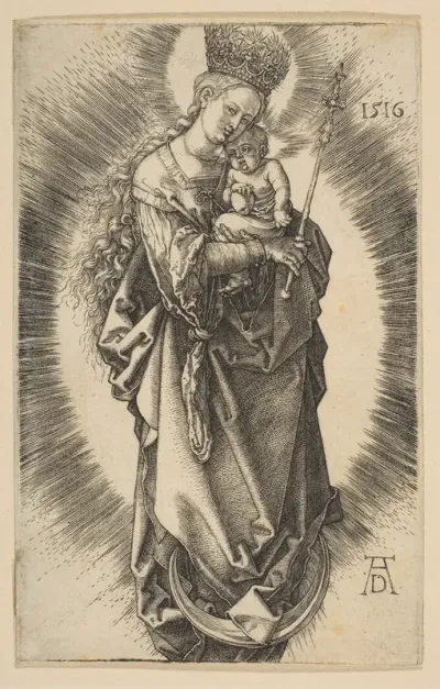 Virgin on the Crescent with Scepter and Starry Crown
