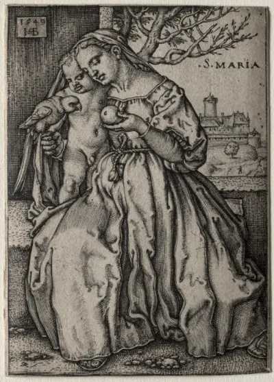 Virgin with the Parrot