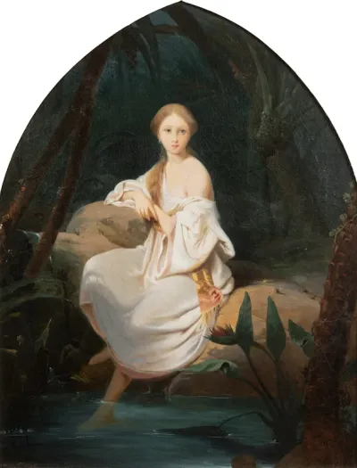 Virginie au bain