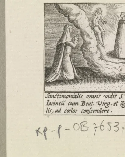 Visioen van de maagd Maria en de Heilige Hyacinthus van Polen